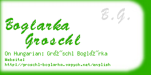 boglarka groschl business card